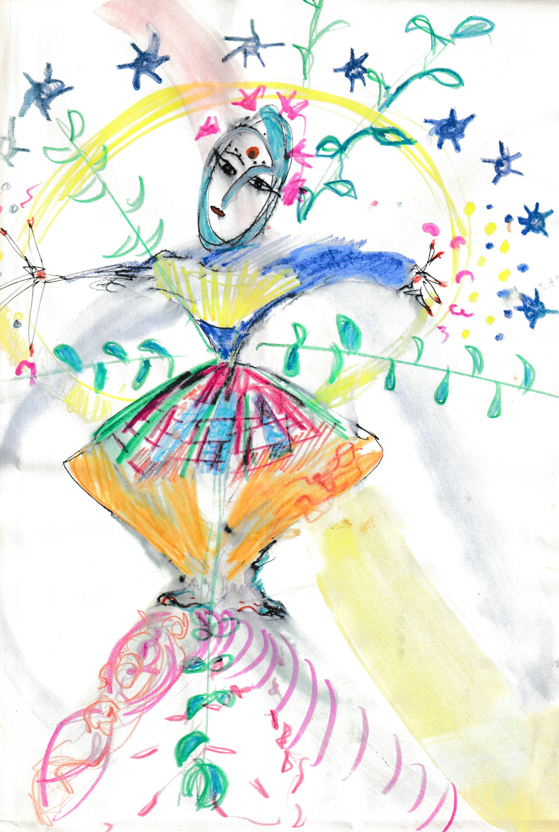 Dance costume sketch