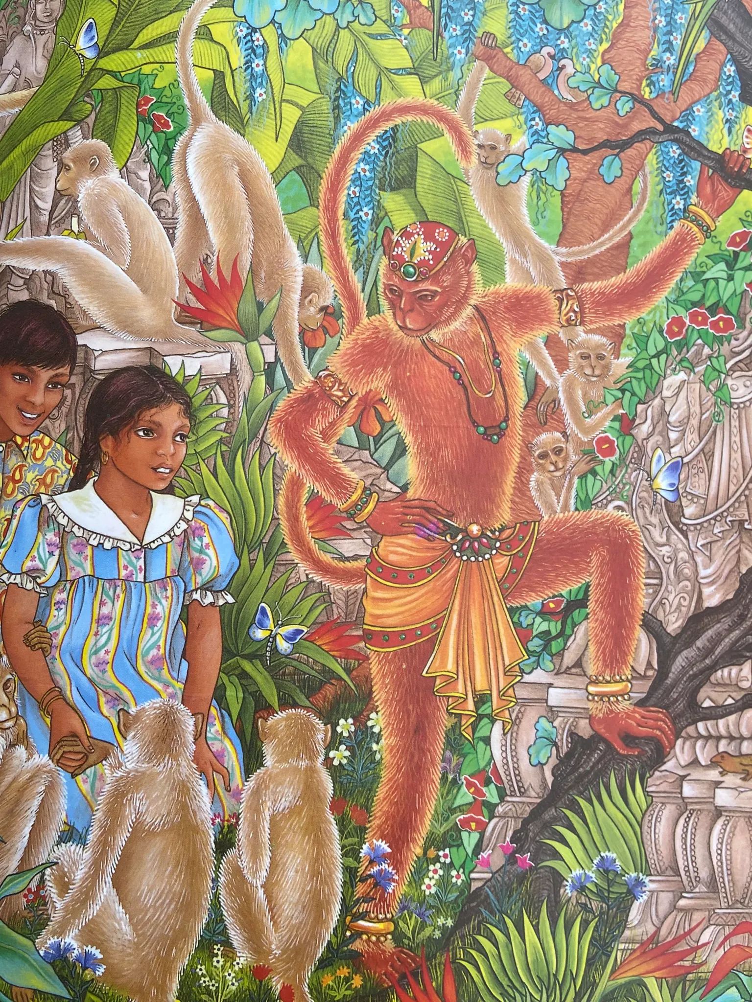 Illustration of Hanuman from Journey With The Gods