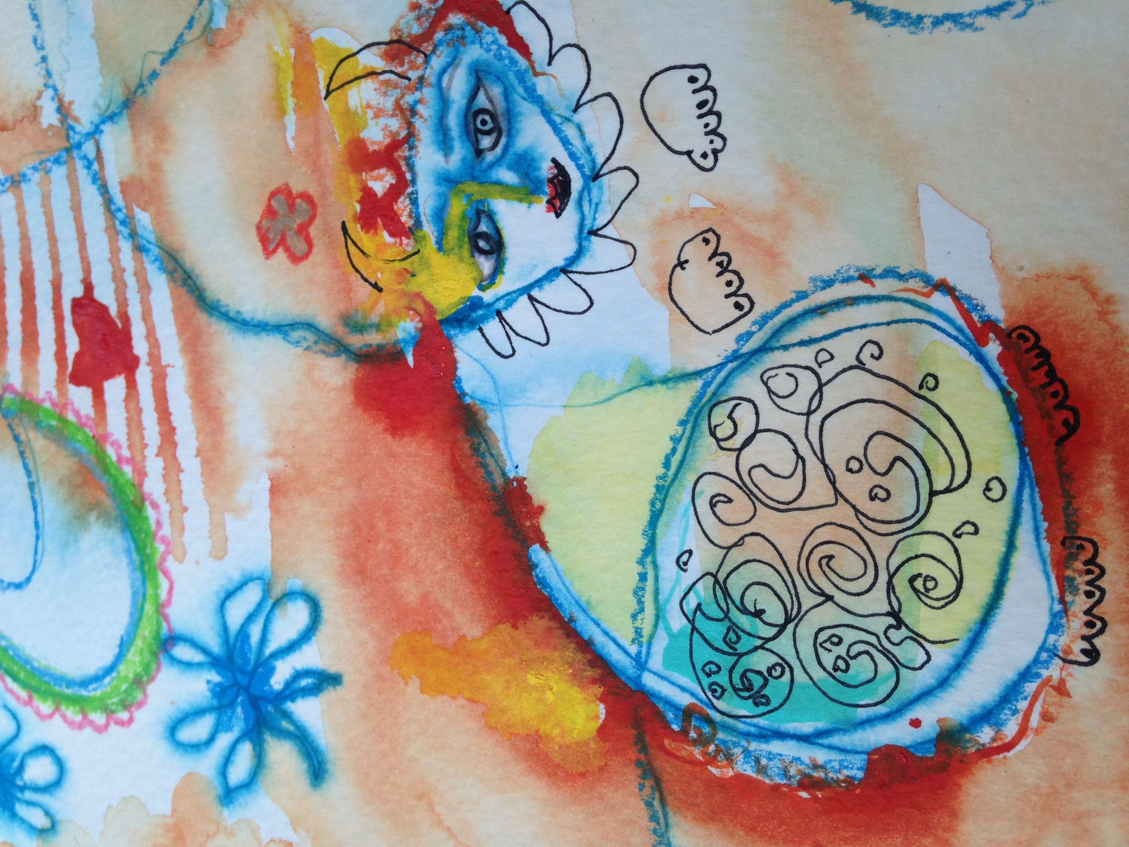 Painting by Linda Shanson