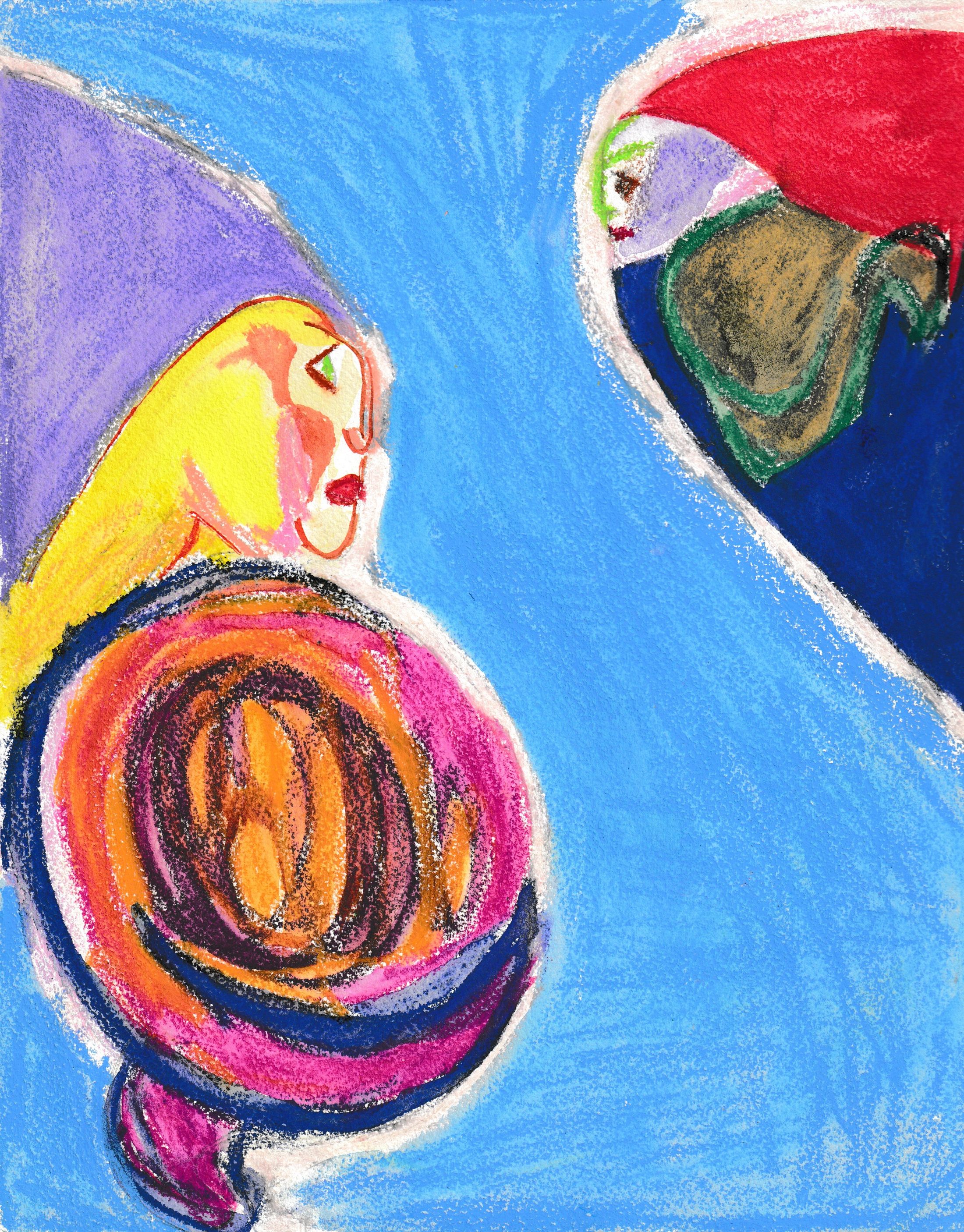 Painting by Linda Shanson