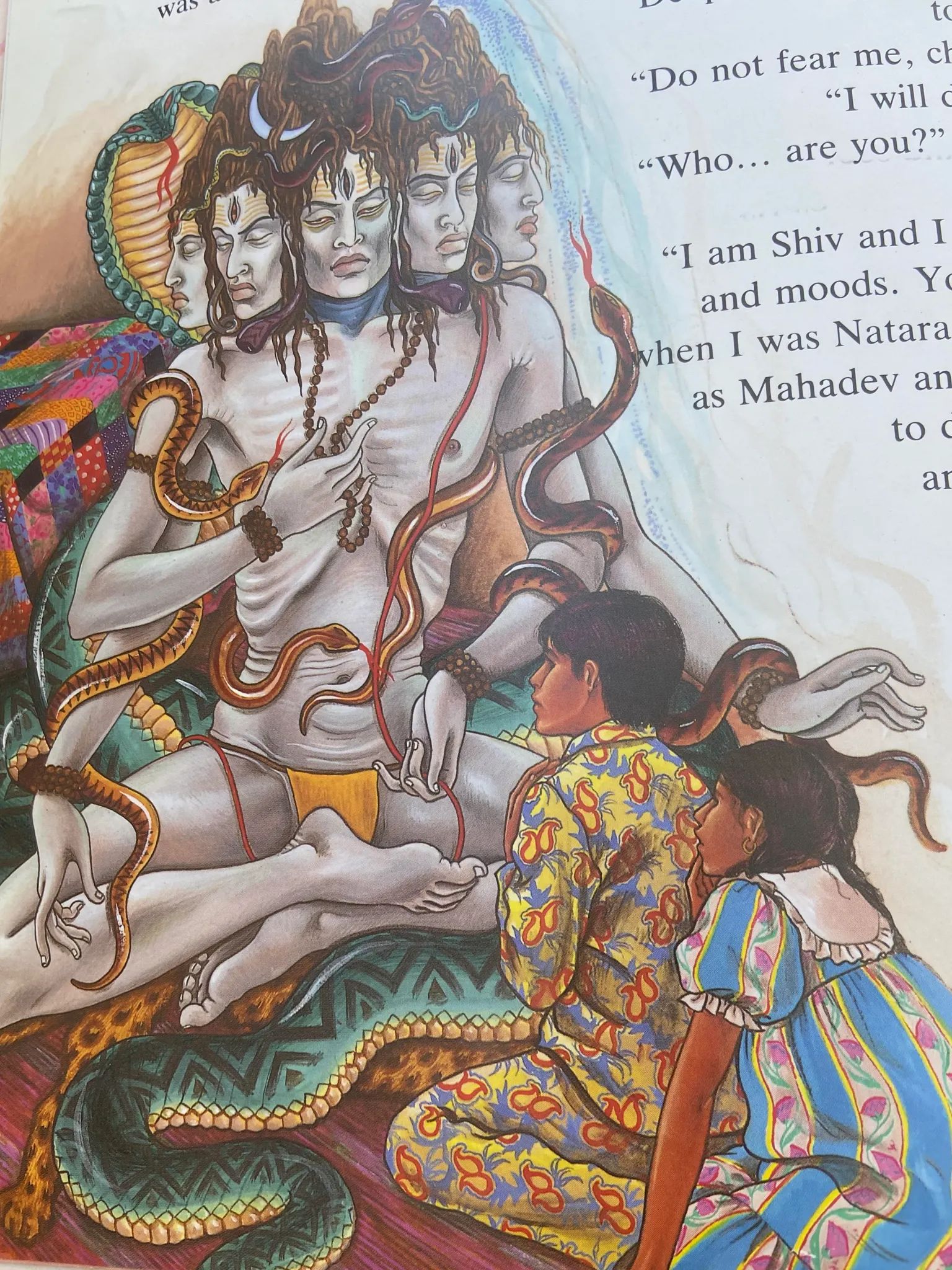 Illustration of Shiv from Journey With The Gods